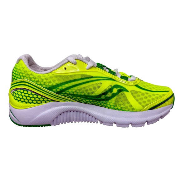 Saucony Women Size 7 Neon Yellow Green Running Shoes Athletic - Picture 4 of 16